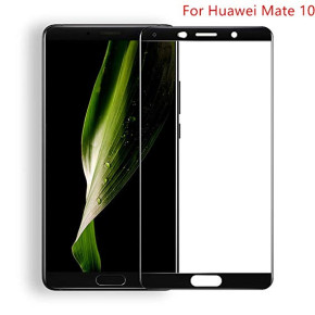 Скрийн протектор от закалено стъкло 3D Full Cover за Huawei Mate 10 черен кант